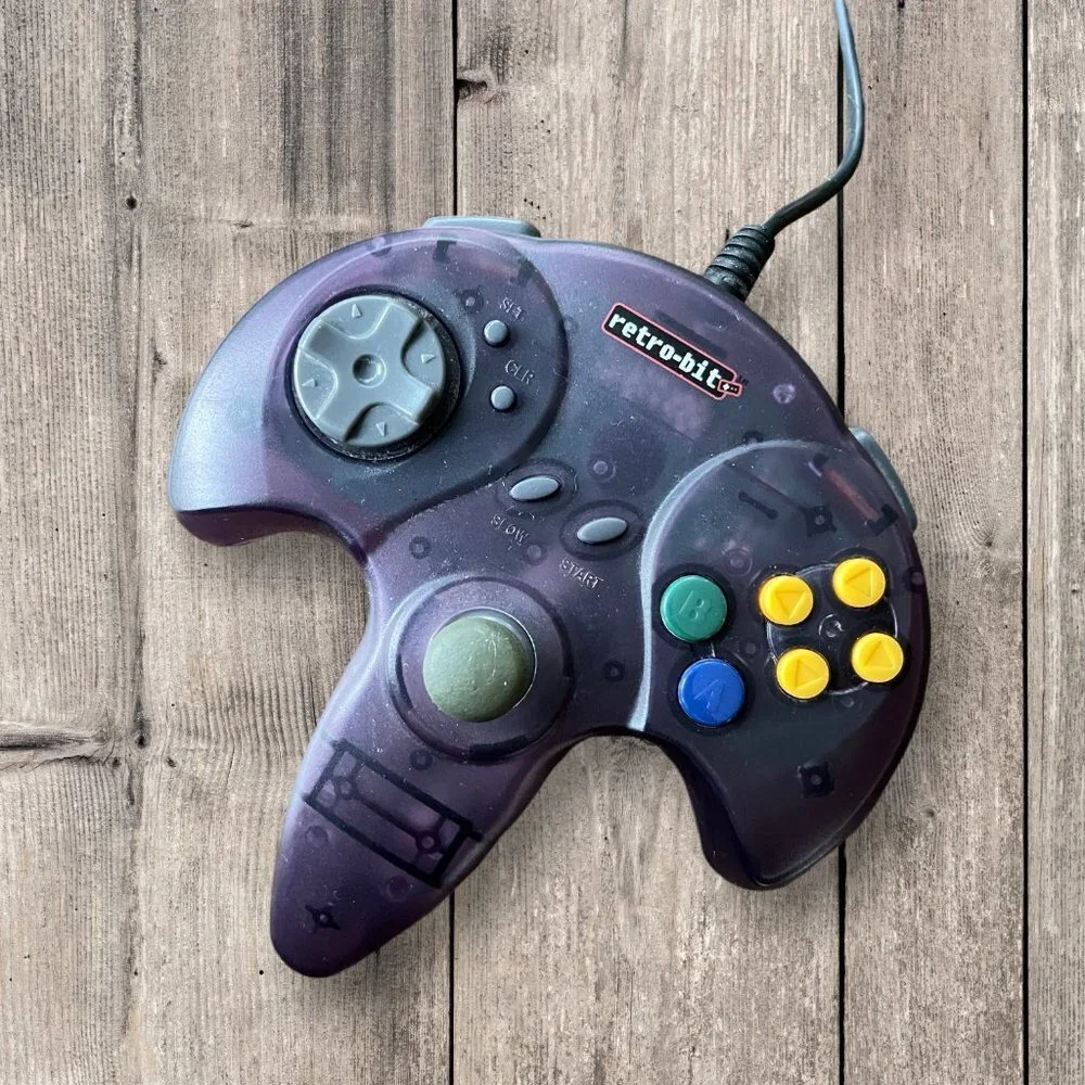Retro-Bit N64® Controller - Transparent Purple